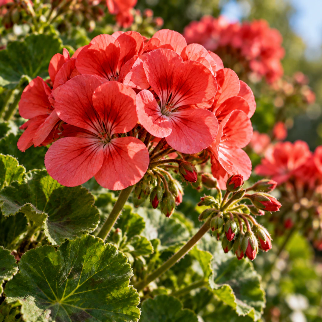 Flores de gerânio